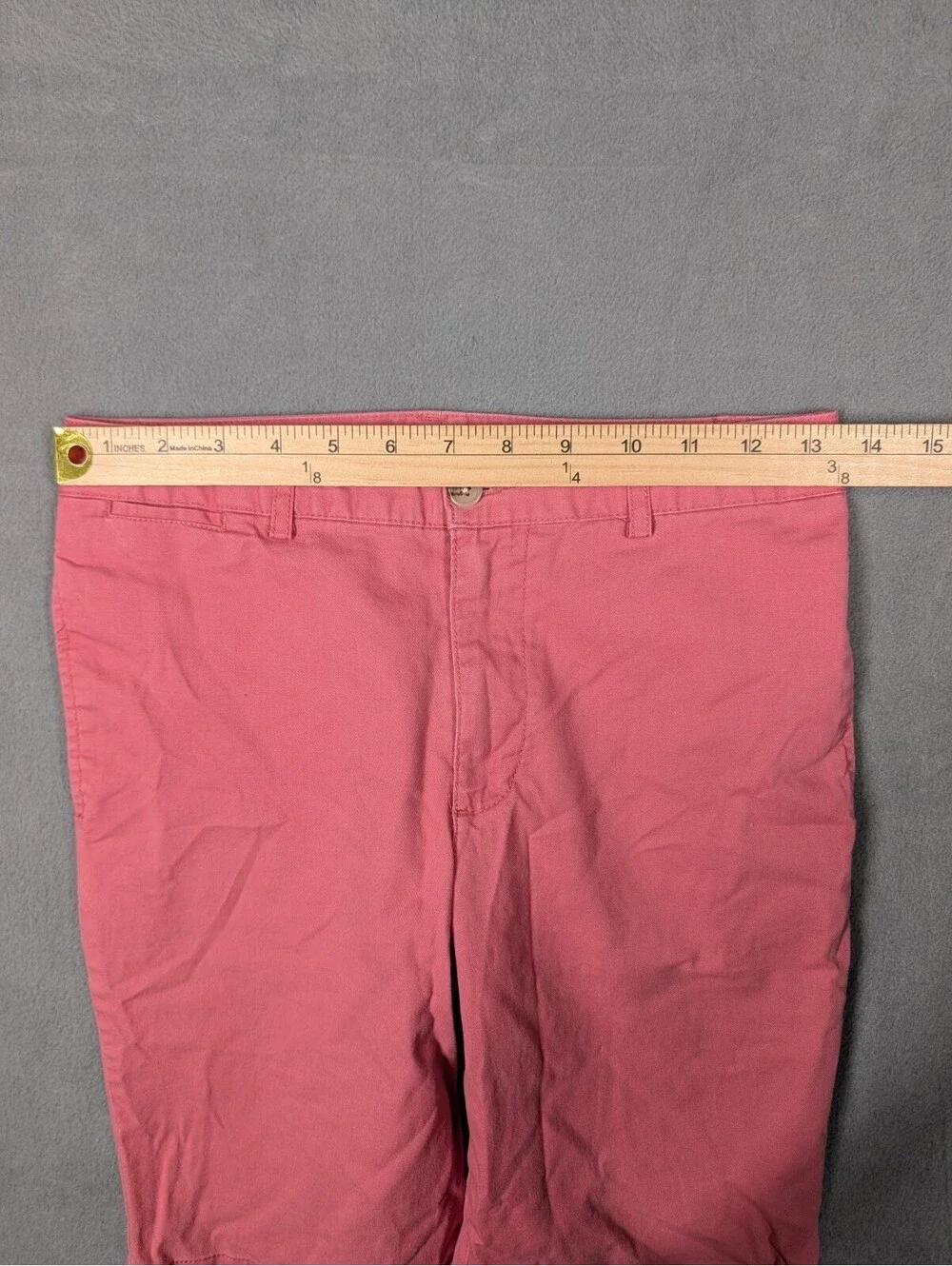 Polo Ralph Lauren Boys 14 Pink Chino Bermuda Shorts Cotton Stretch Preppy Golf